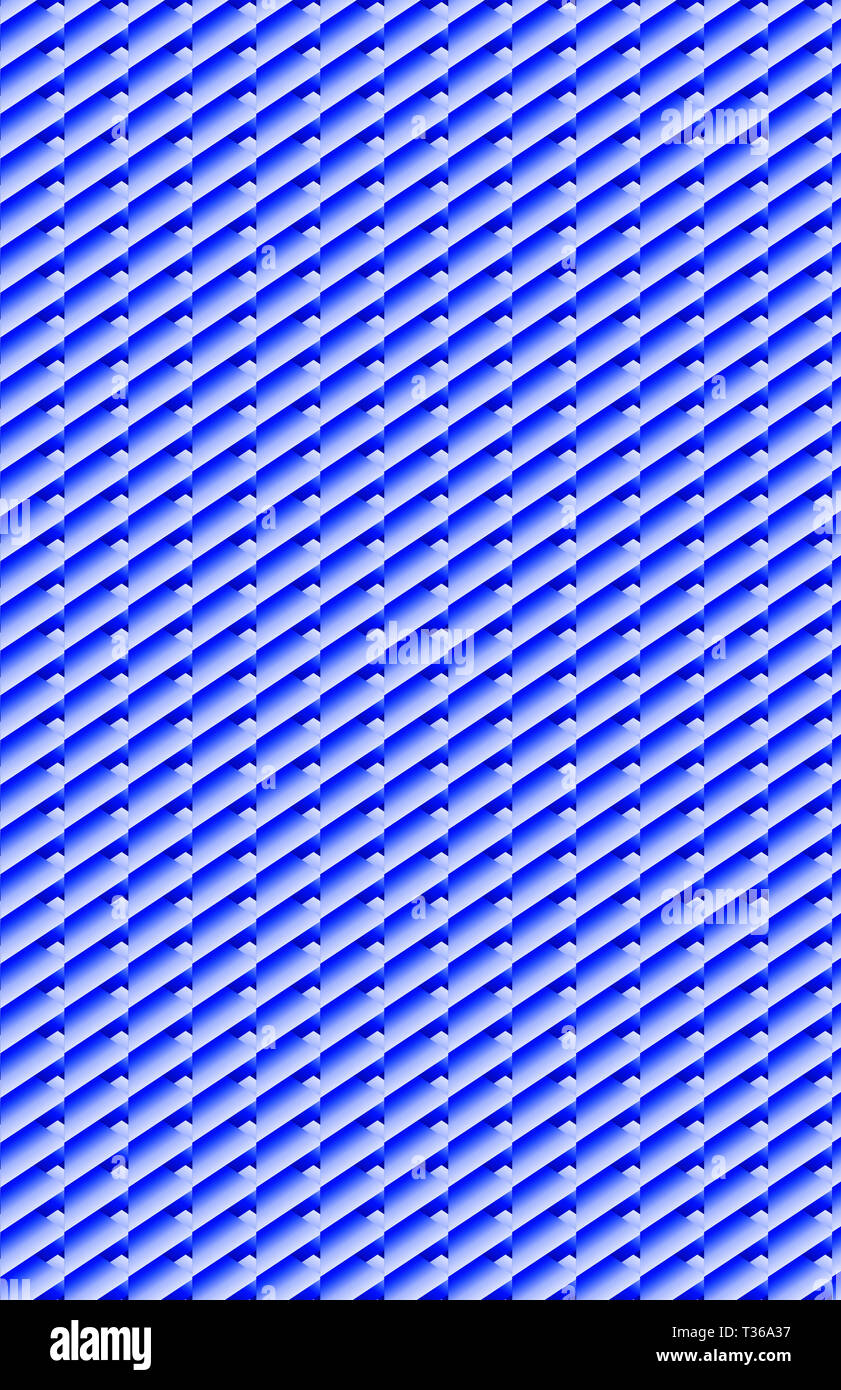 A purple blue gradated diagonal pattern. Stock Photo