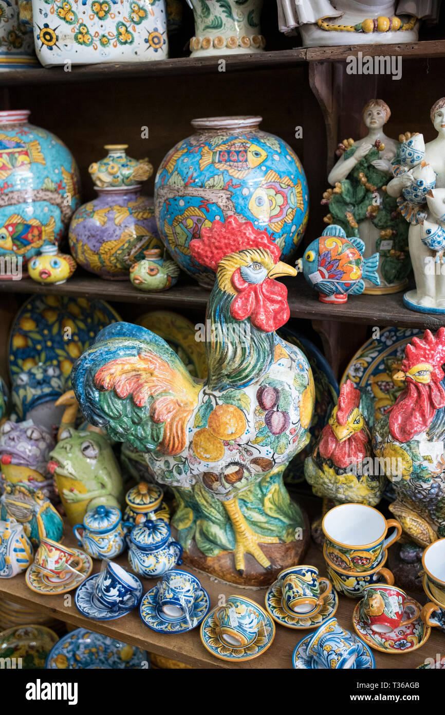 Ceramics shop in taormina hires stock photography and images Alamy
