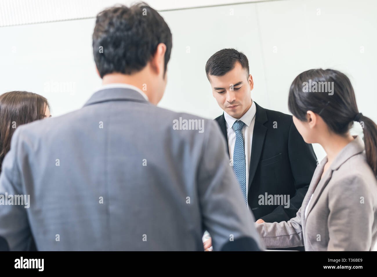 asian business people meeting in the office Stock Photo - Alamy