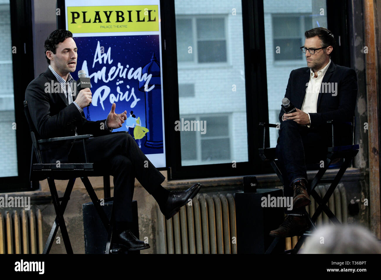 New York, USA. 12 May, 2015.  Actor, Max Von Essen at the AOL BUILD Speaker Series, dicussing 'An American In Paris' at AOL Studios In New York on May 12, 2015 in New York, NY. Credit: Steve Mack/S.D. Mack Pictures/Alamy Stock Photo