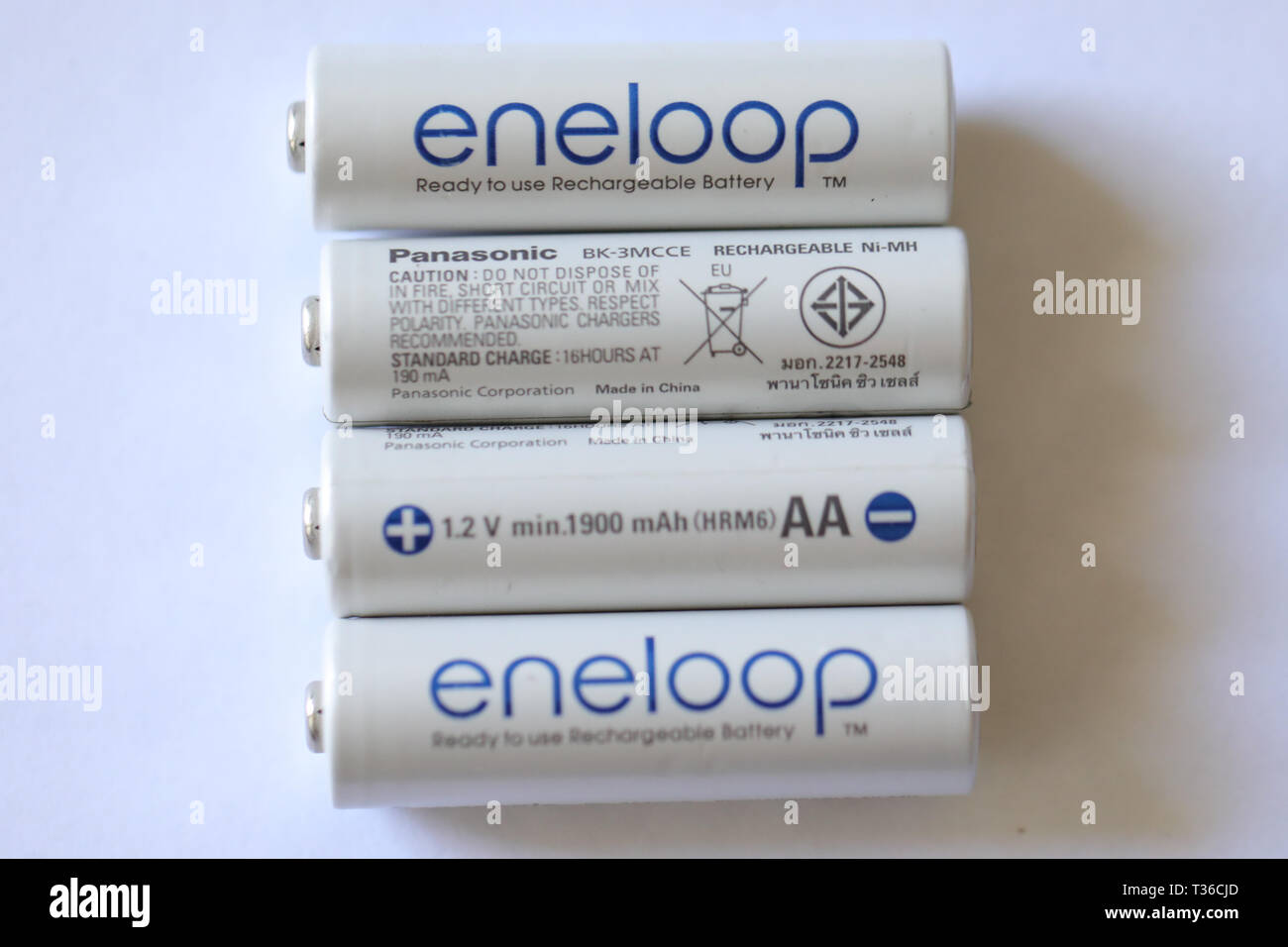 Eneloop AA Batteries Stock Photo Alamy