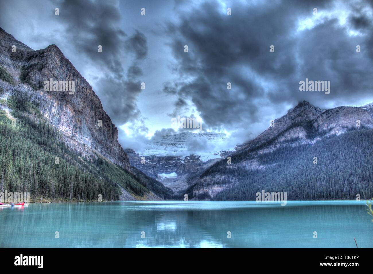 Lake Louise at Banff National Park, Canada Stock Photo - Alamy