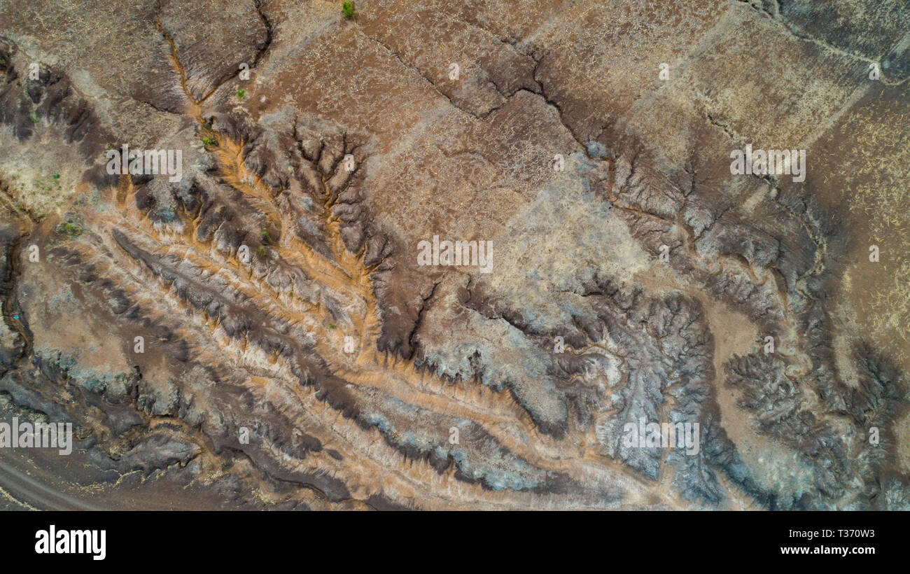 geographical feature rift valley, Tanzania Stock Photo