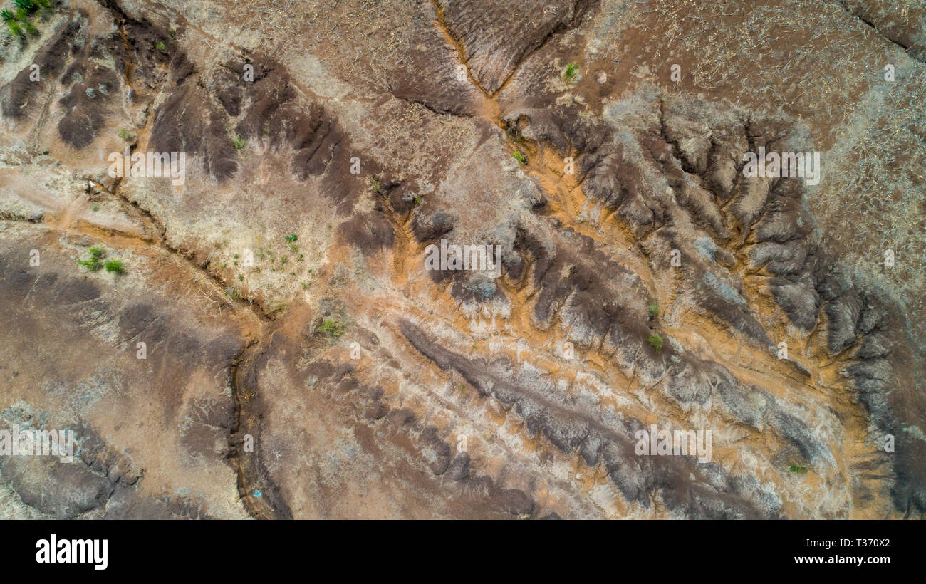 geographical feature rift valley, Tanzania Stock Photo