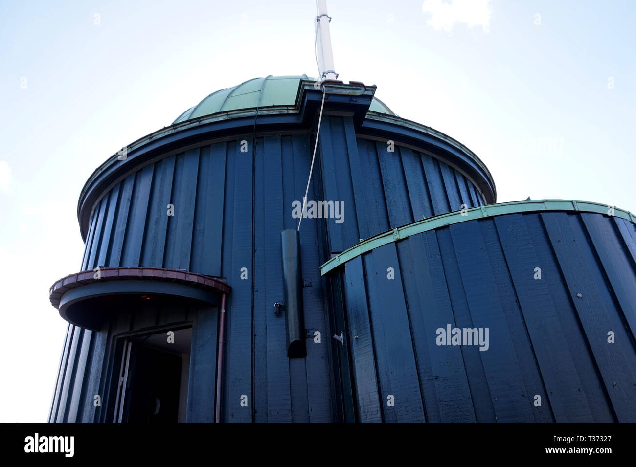 The observatory at the top of the Rundetarn, Copenhagen, Denmark Stock Photo