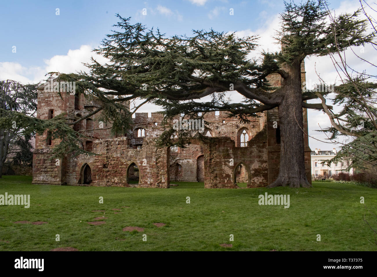 Acton Burnell Castle Stock Photo
