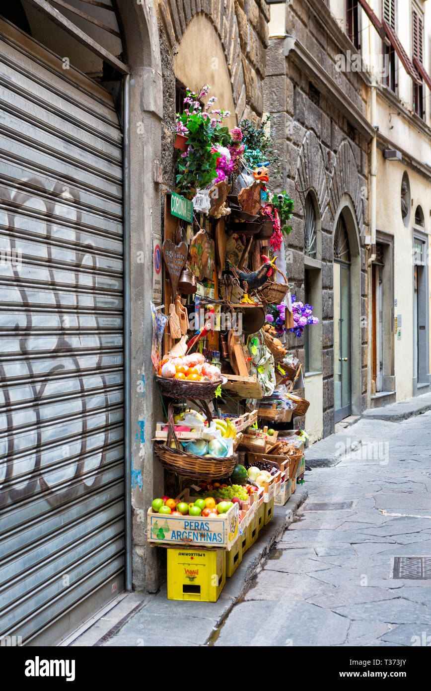 Grocery store, Florence, Tuscany, Italy Stock Photo Alamy