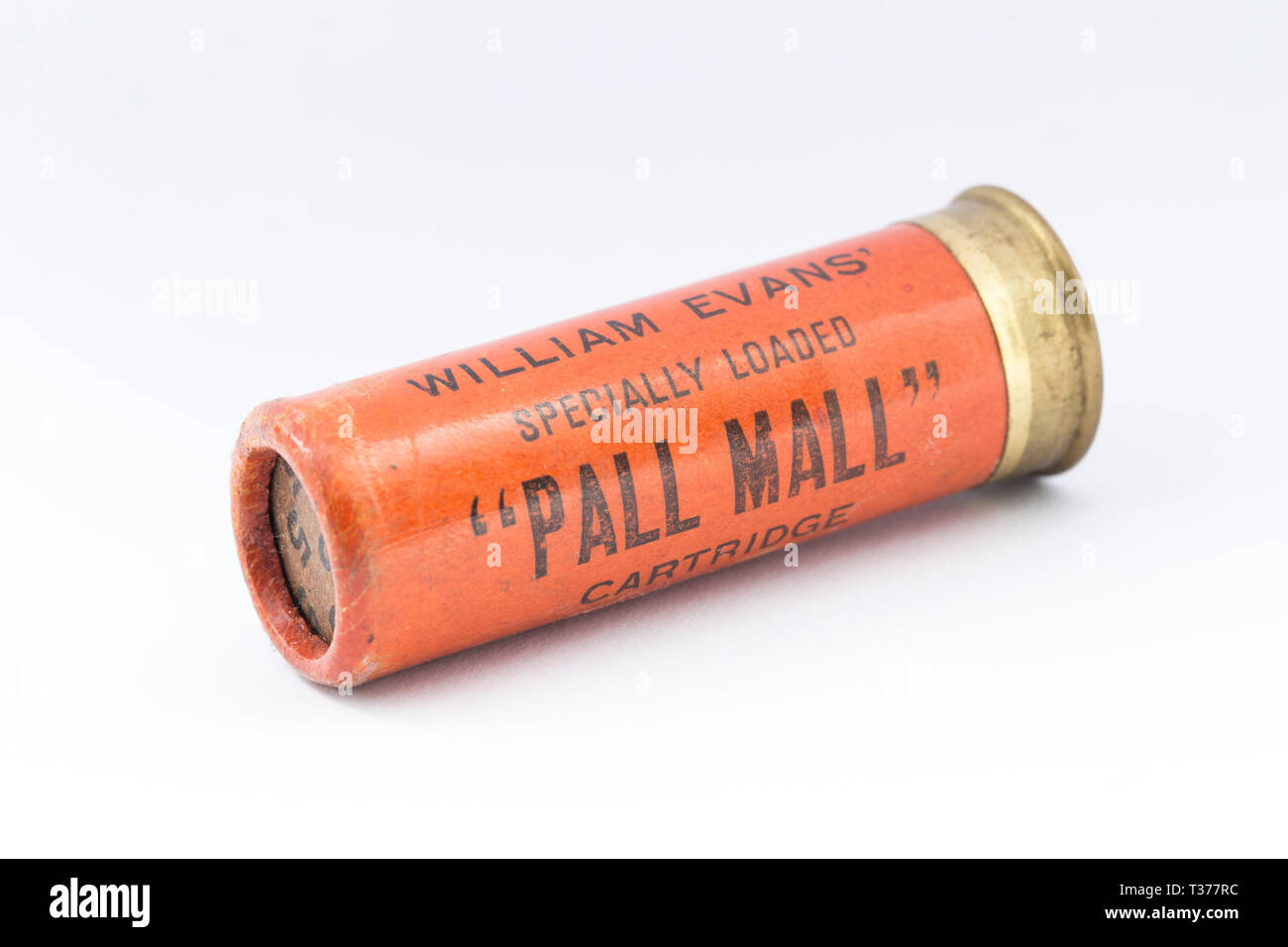 An old William Evans specially loaded ‘Pall Mall’ 12 gauge paper cased