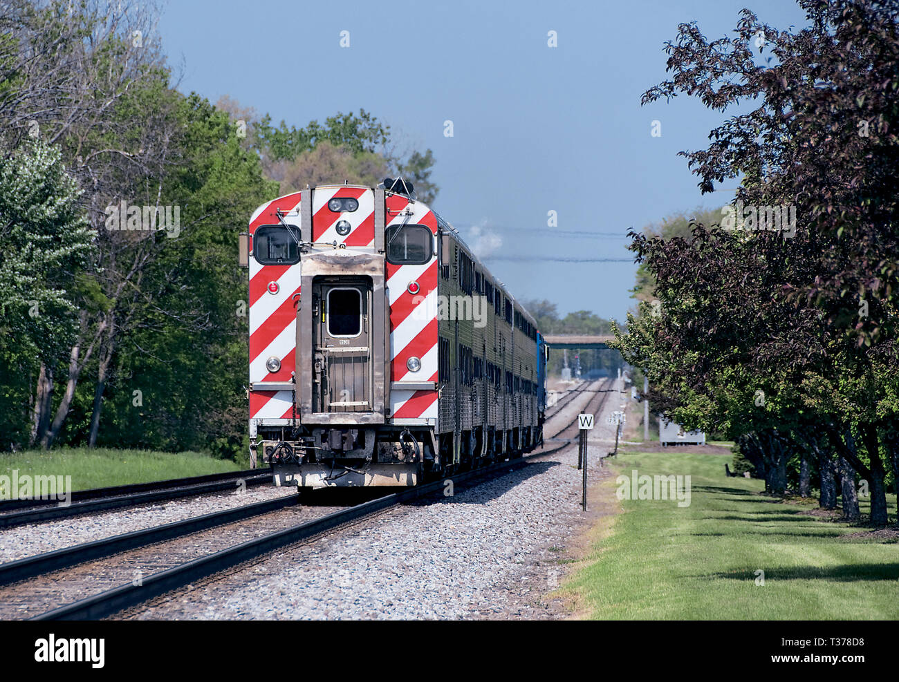 Commuter Train Stock Photo