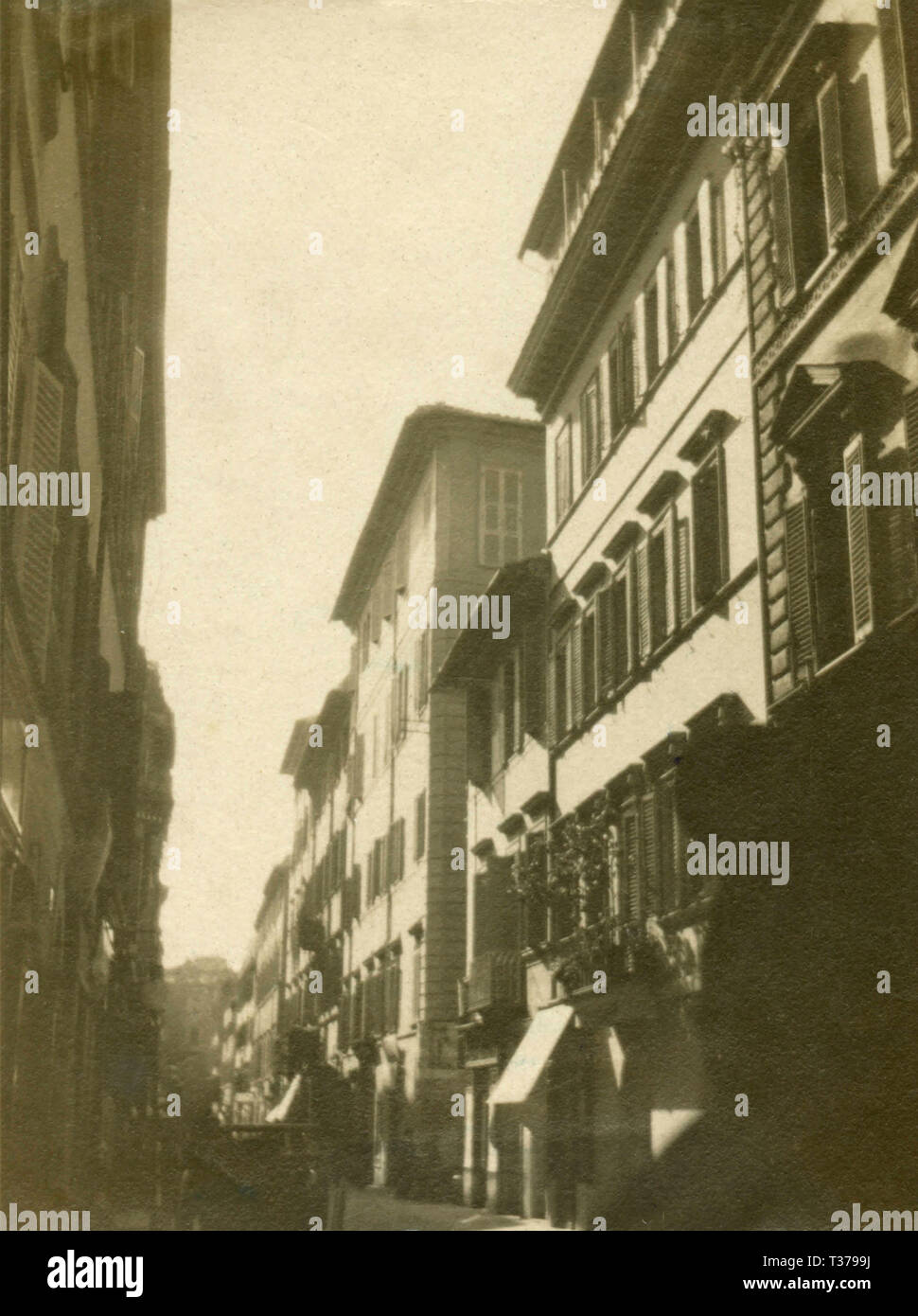 View of Via della Croce, Rome, Italy 1910s Stock Photo