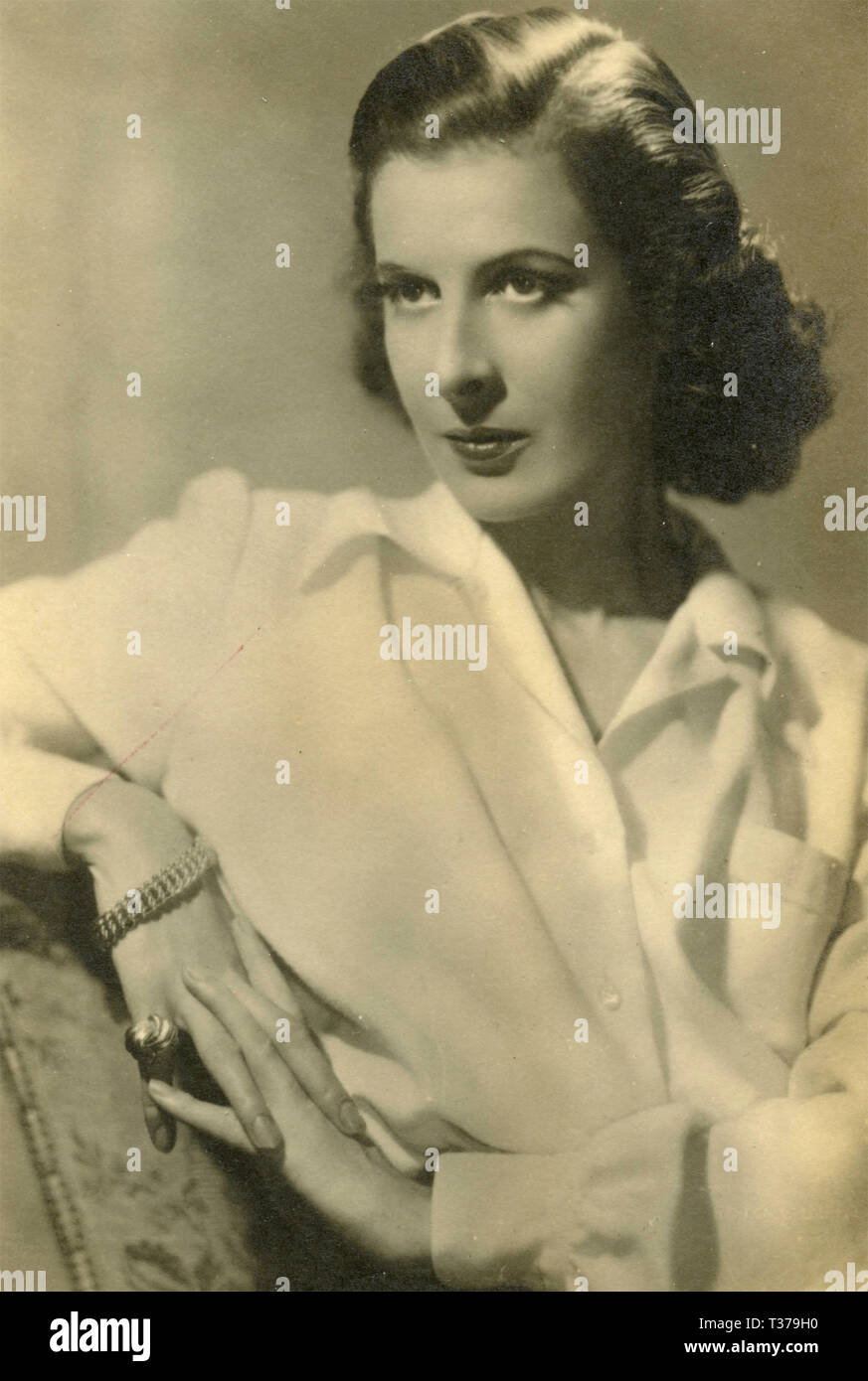 Italian actress Ruby Dalma, 1940s Stock Photo