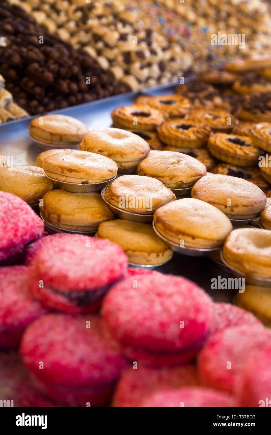 Detail of traditional cakes on the market in Malta Stock Photo Alamy