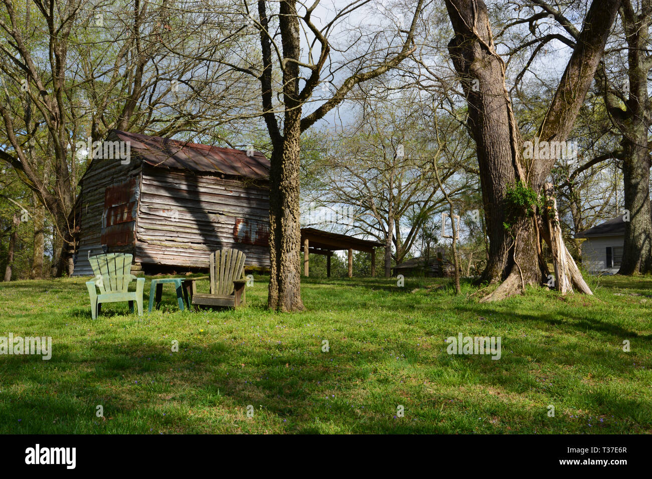 Rustic House Raleigh Rustic log cabins located in a wooded area along the Neuse River ...