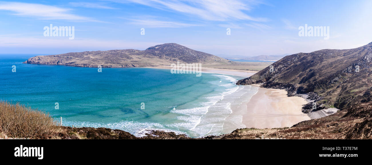 Tra na Rossan, shoreline of County Donegal, Ireland Stock Photo