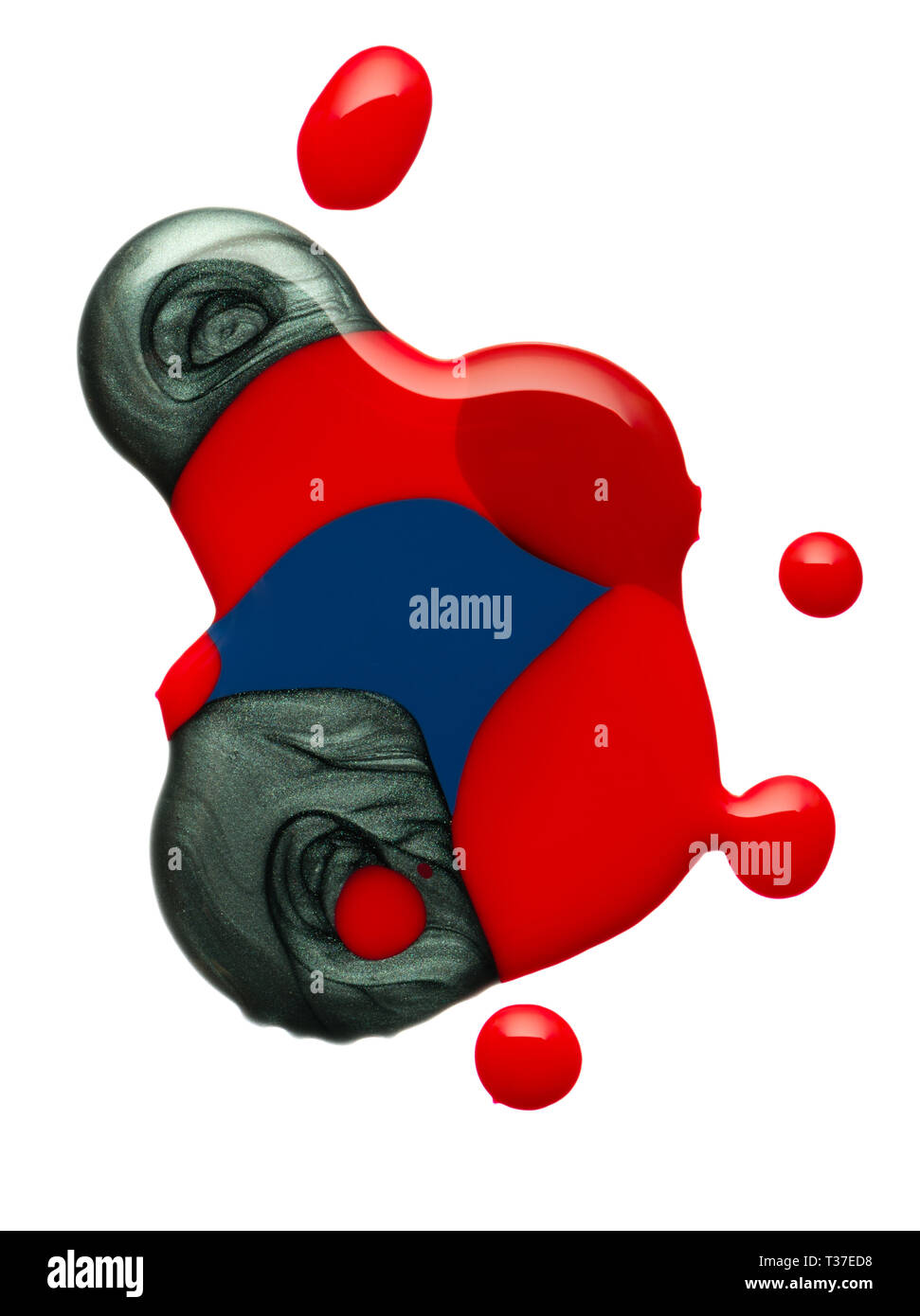 isolated nail varnish splash Stock Photo Alamy
