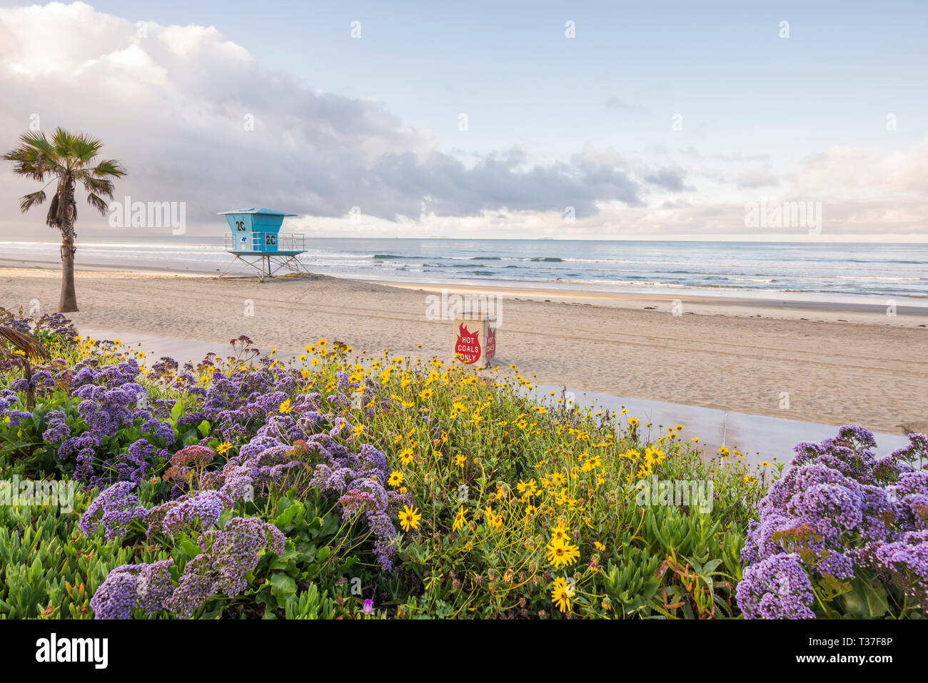 Coronado Central Beach. Coronado, California, USA. Stock Photo