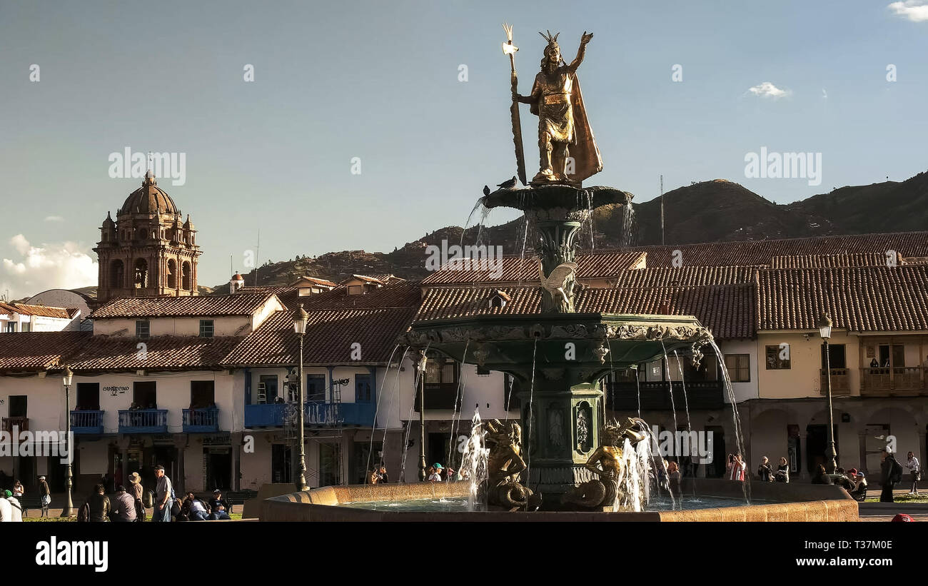 Pach Ruti Statue Of Pachacuti High Resolution Stock Photography and Images - Alamy