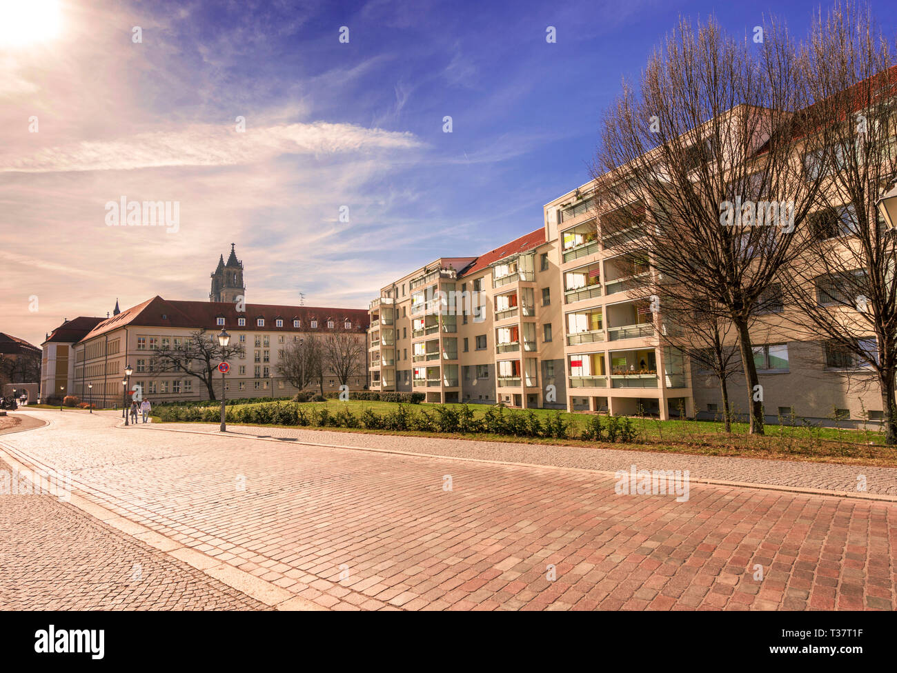 Multi Family Home - Apartment Building Stock Photo