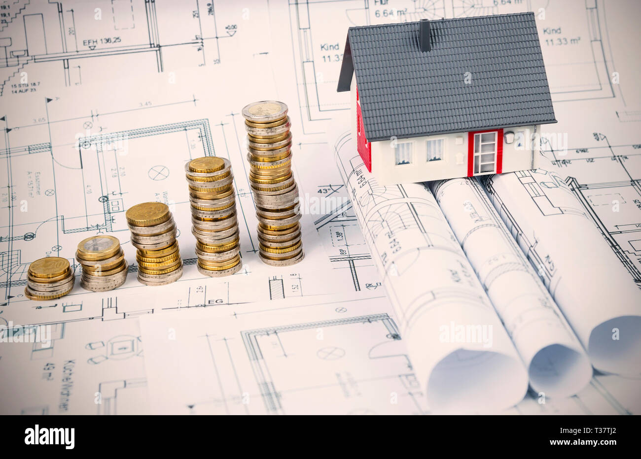 Planning a House Stock Photo - Alamy