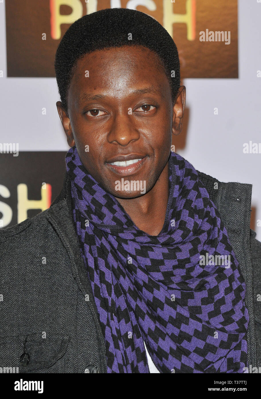 Edi Gathegi- Push Premiere at the Westwood Village Theatre In Los Angeles.Edi Gathegi 55 Red Carpet Event, Vertical, USA, Film Industry, Celebrities,  Photography, Bestof, Arts Culture and Entertainment, Topix Celebrities fashion /  Vertical, Best of, Event in Hollywood Life - California,  Red Carpet and backstage, USA, Film Industry, Celebrities,  movie celebrities, TV celebrities, Music celebrities, Photography, Bestof, Arts Culture and Entertainment,  Topix, headshot, vertical, one person,, from the year , 2009, inquiry tsuni@Gamma-USA.com Stock Photo