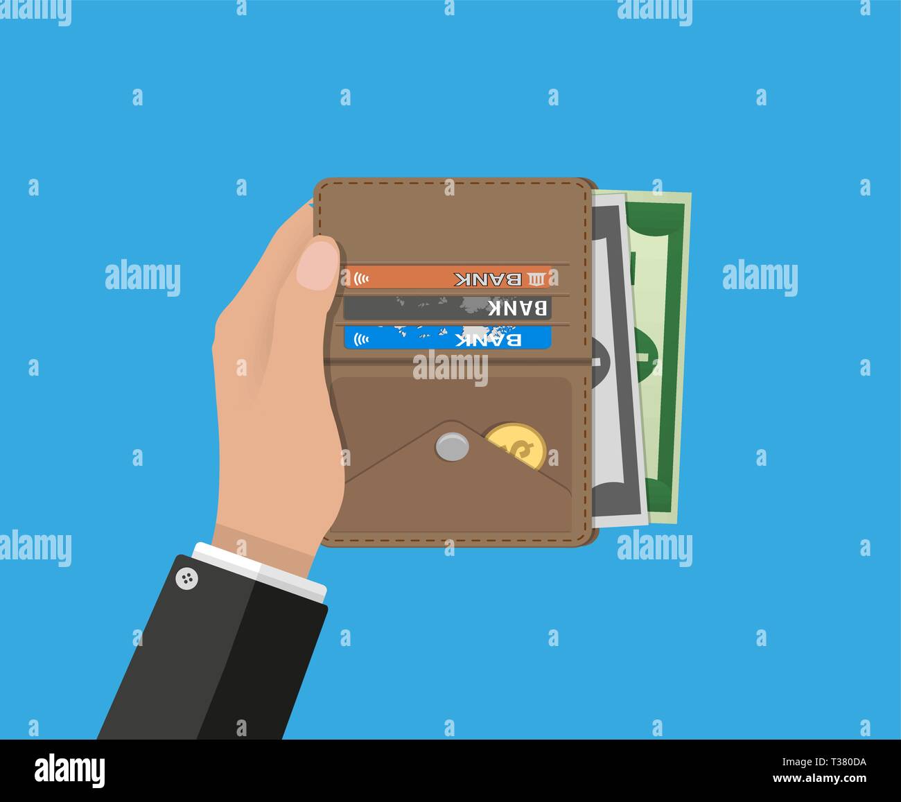 Money bulging in pocket hi-res stock photography and images - Alamy