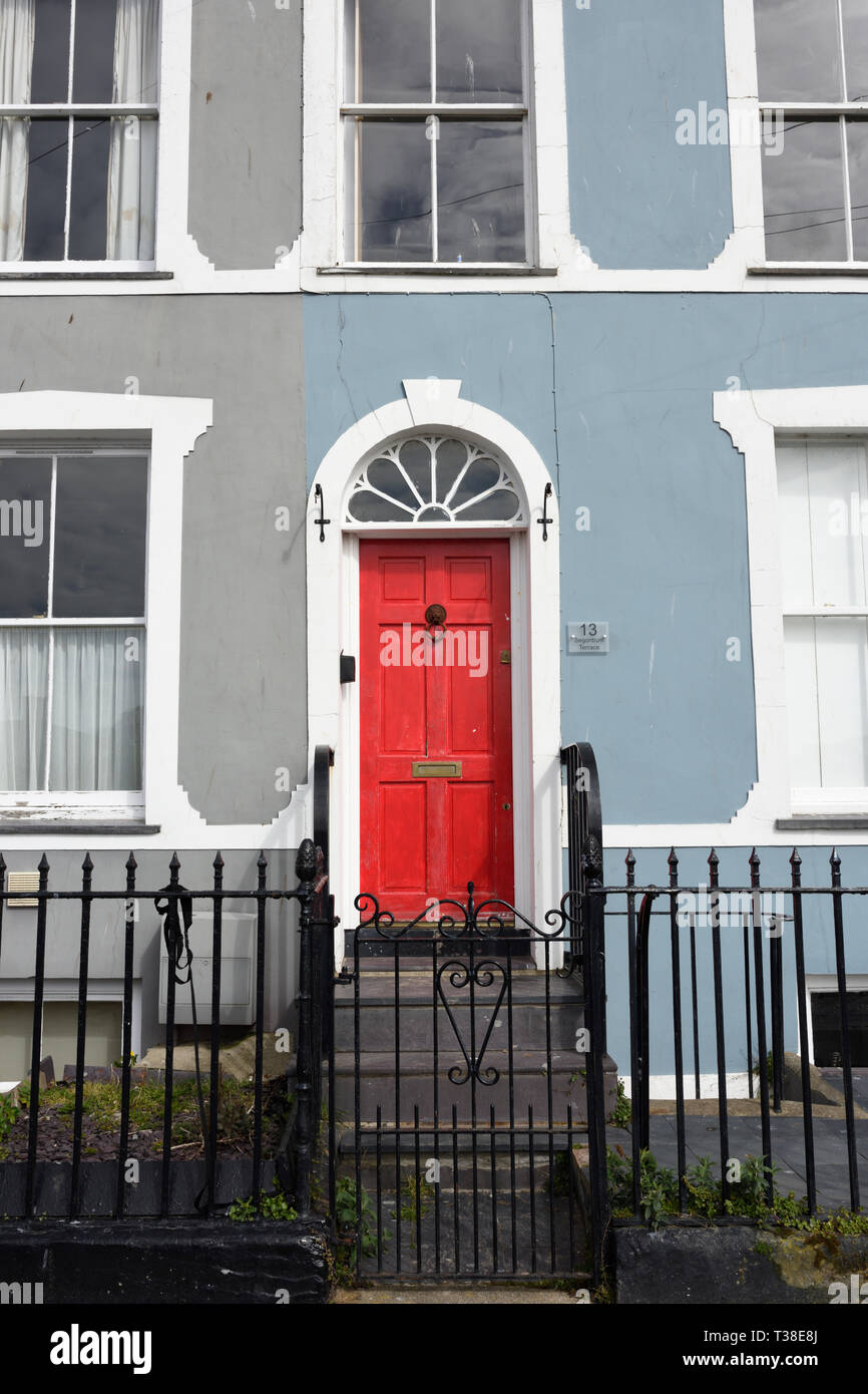 Blue Door With Windows Stock Photos Blue Door With Windows