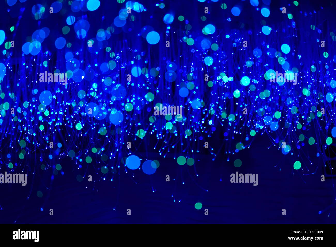 Fantastic blurry and bokeh dark blue theme background in the ...