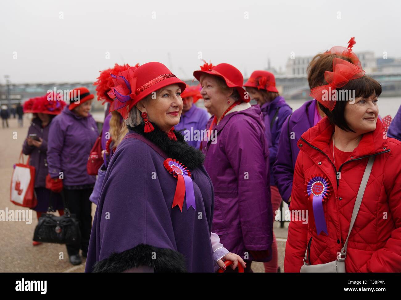 Hat walk London Stock Photo