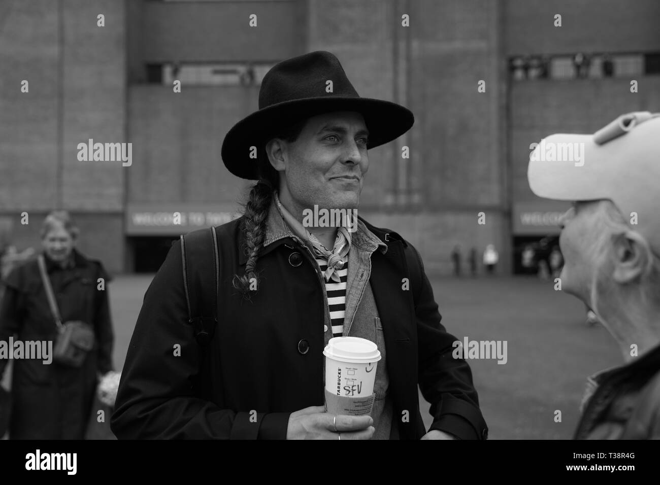 Hat walk London Stock Photo