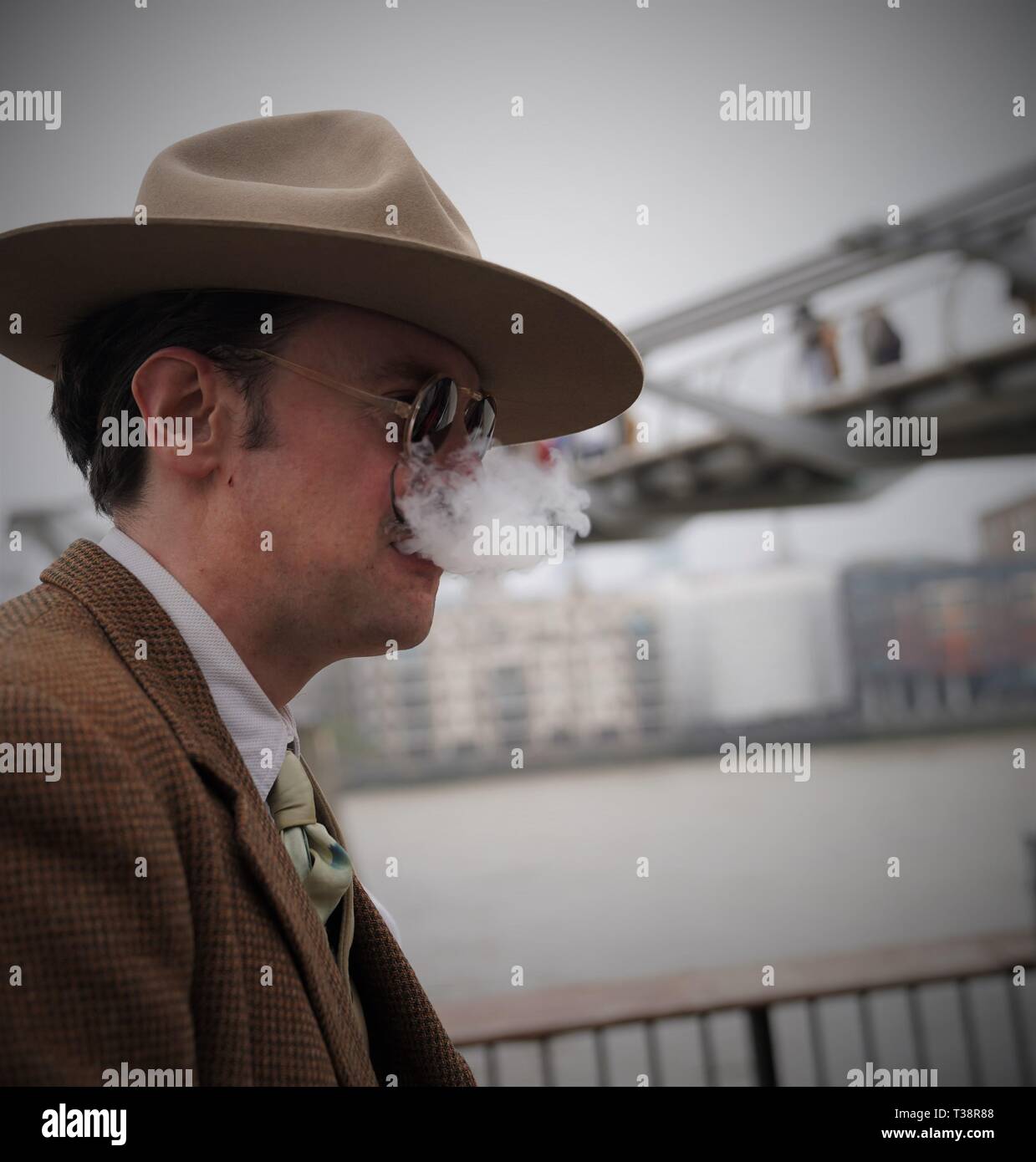 Hat walk London Stock Photo