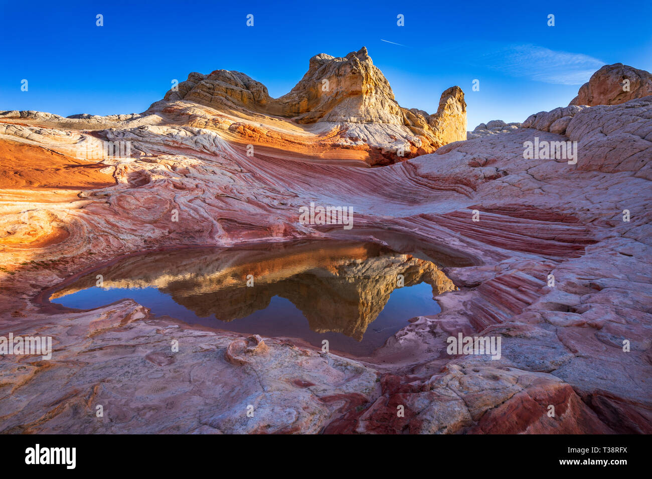 White Pocket In Vermillion Cliffs National Monument Arizona USA Stock White Pocket In Vermillion Cliffs National Monument Arizona USA Stock