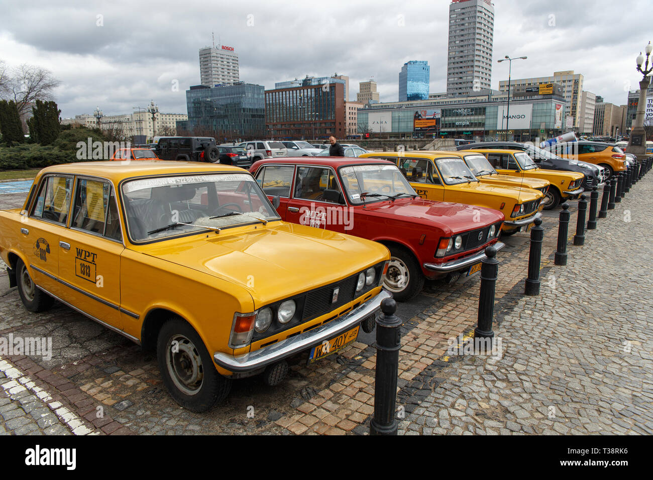 Warsaw taxi hires stock photography and images Alamy