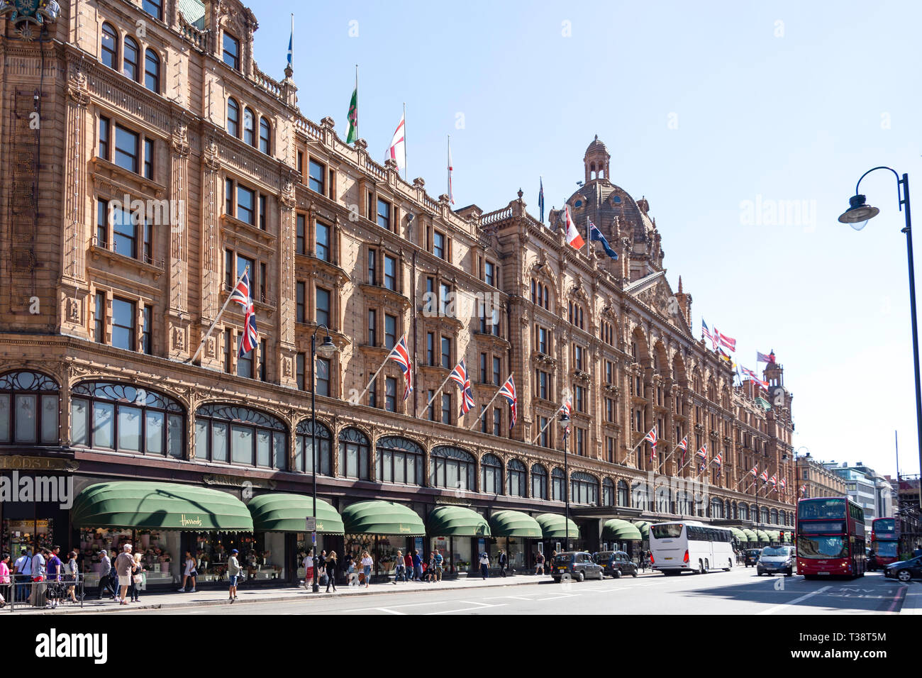 Harrods Department Store, Brompton Road, Knightsbridge, Royal Borough of Kensington and Chelsea