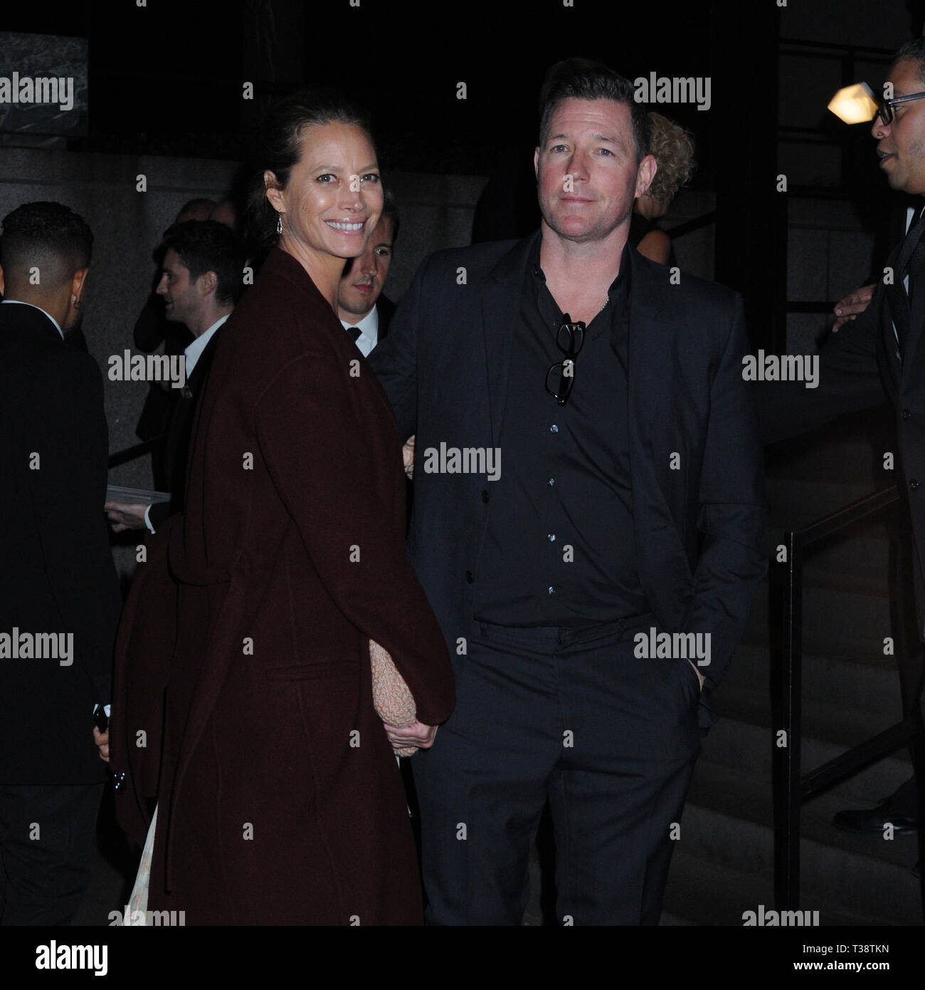 Christy Turlington Burns And Ed Burns Stock Photos Christy