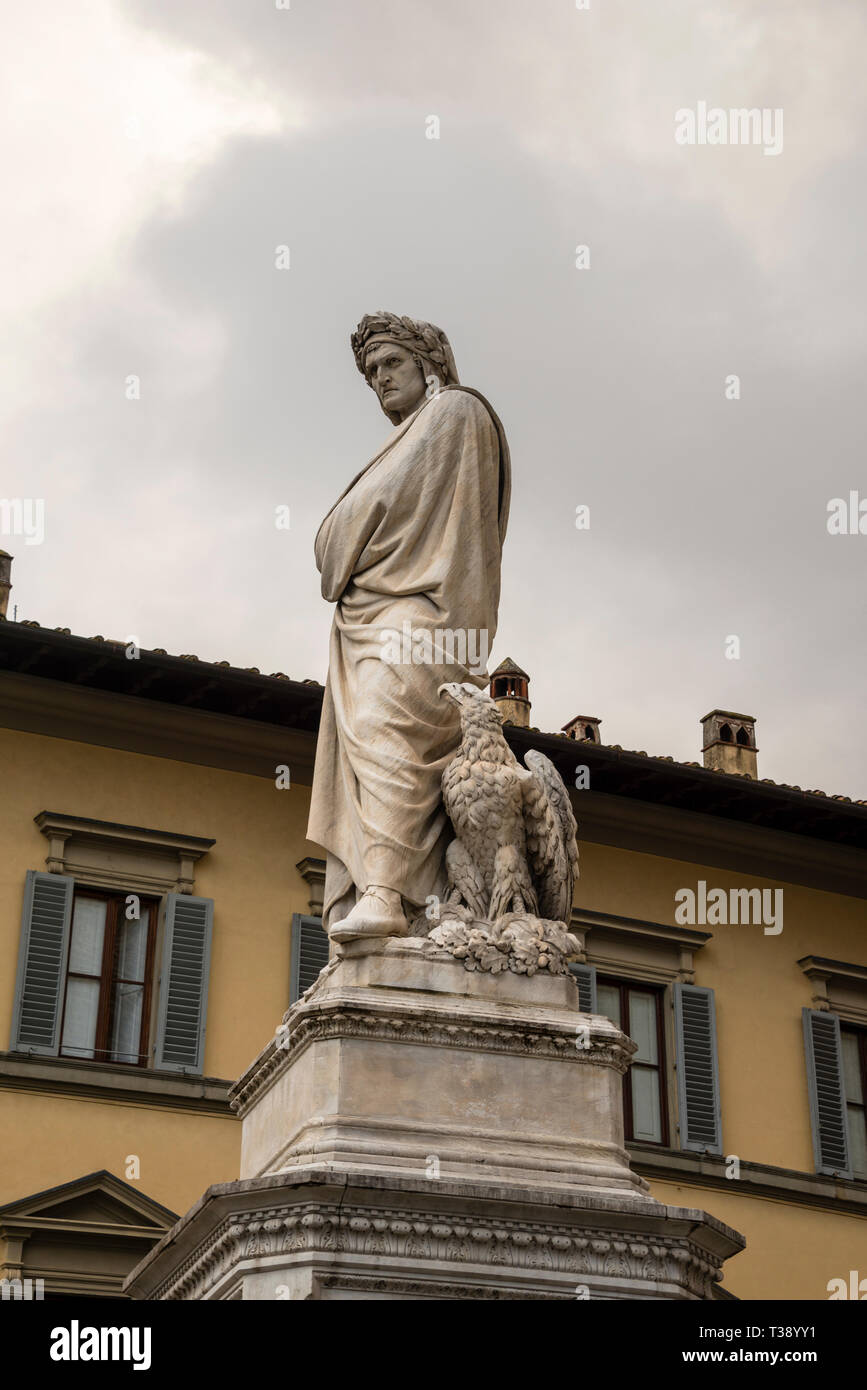 Monumento a dante alighieri hi-res stock photography and images - Alamy