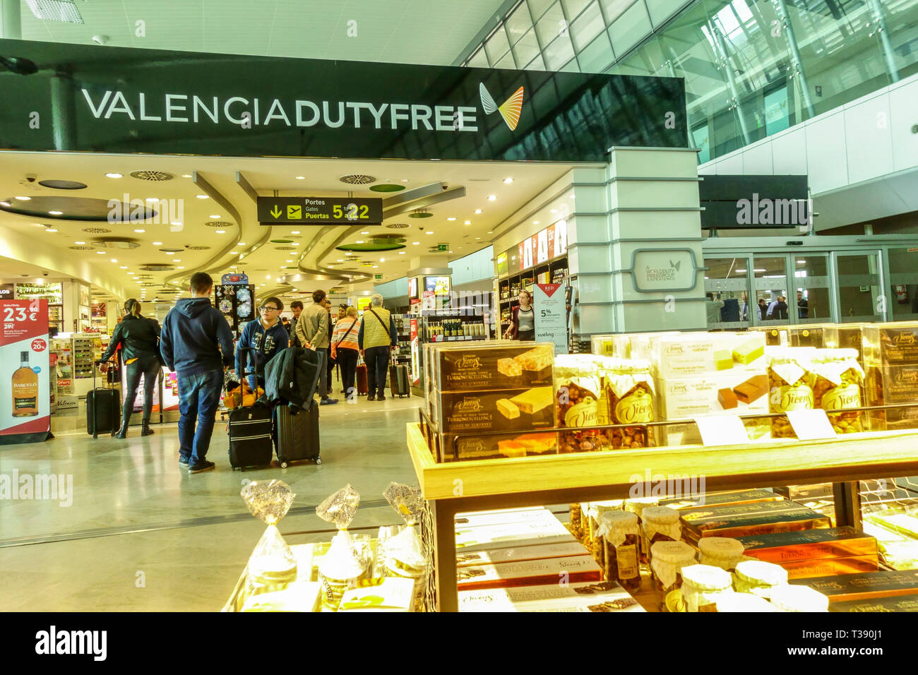 valencia airport duty free tobacco Duty free shop, Spain Valencia Airport shopping Europe Stock Photo valencia airport duty free tobacco Duty free shop, Spain Valencia Airport shopping Europe Stock Photo