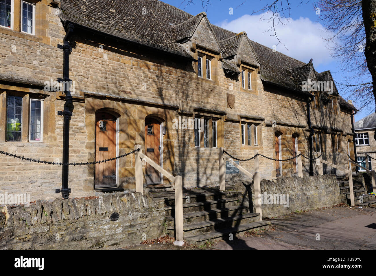 Almshouses, Brackley, Northamptonshire, were founded by Sir Thomas