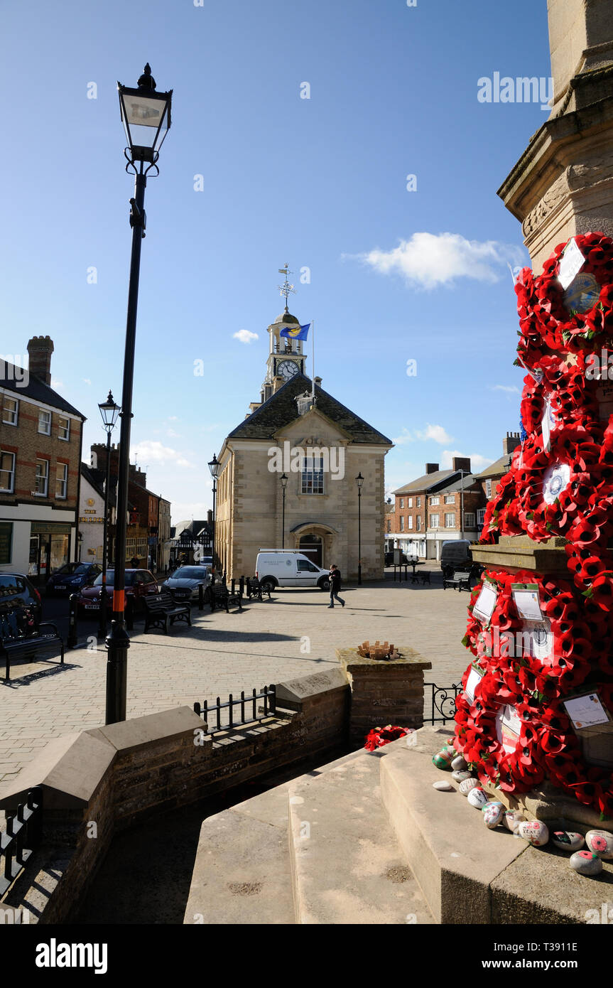 Town Hall, Brackley, Northamptonshire, was built in 1707 by the 1st ...