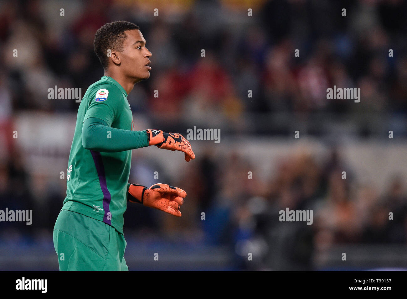 Alban Lafont Of Acf Fiorentina During The Serie A Match Between As