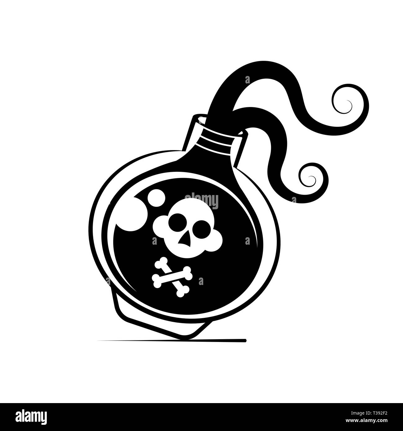 Poison Illustration Traditional Tattoo Flash Stock Vector Royalty Free  795416173  Shutterstock