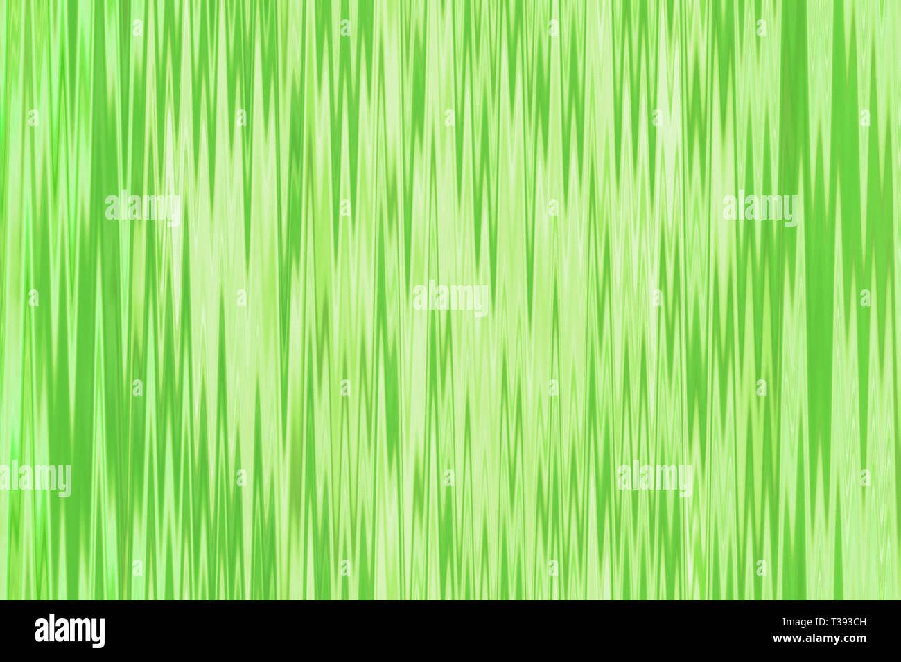Abstract green background with zigzag pattern. Digitally generated texture Stock Photo