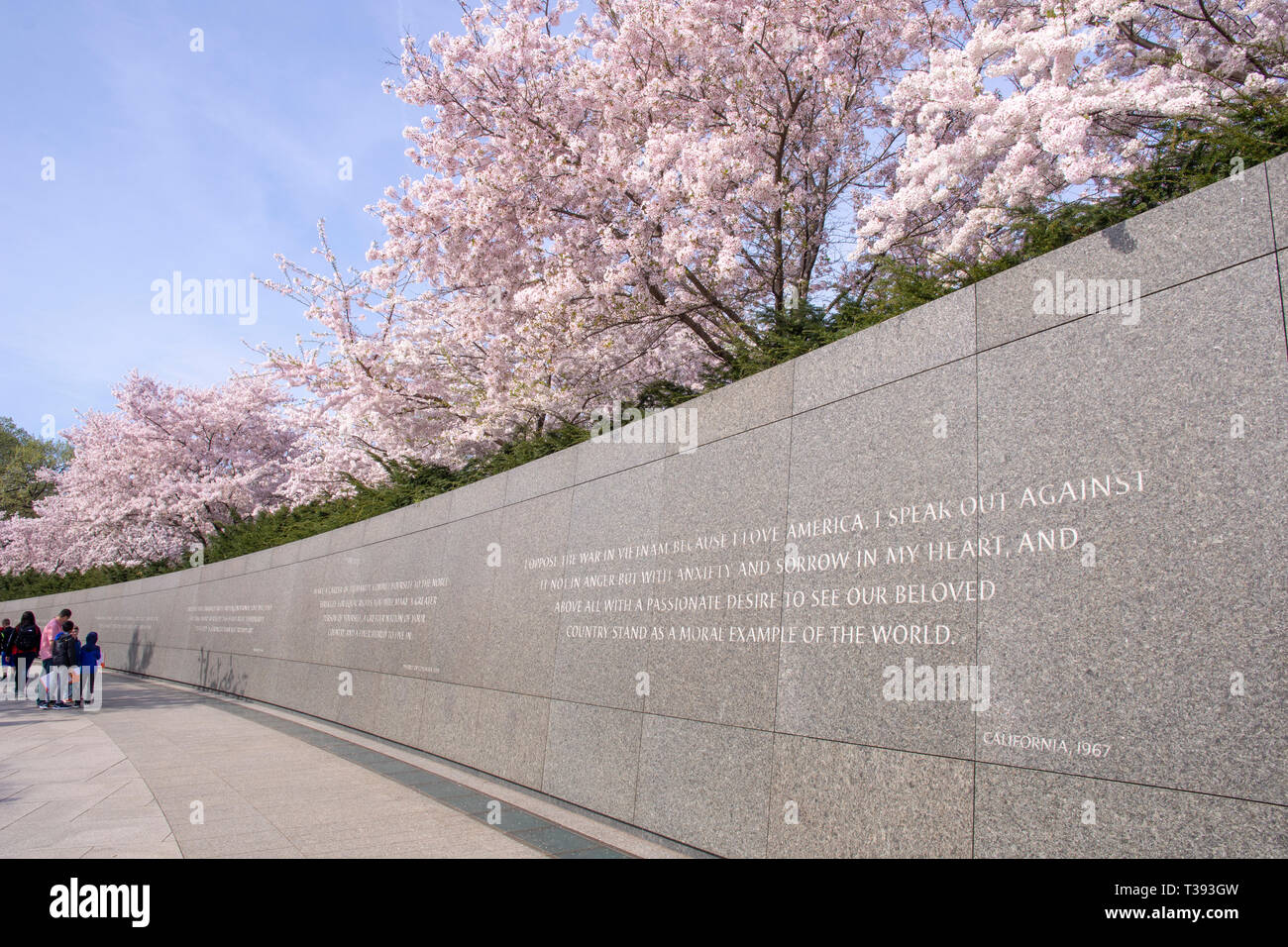 Quotations from Dr. King grace the Martin Luther King, Jr.,