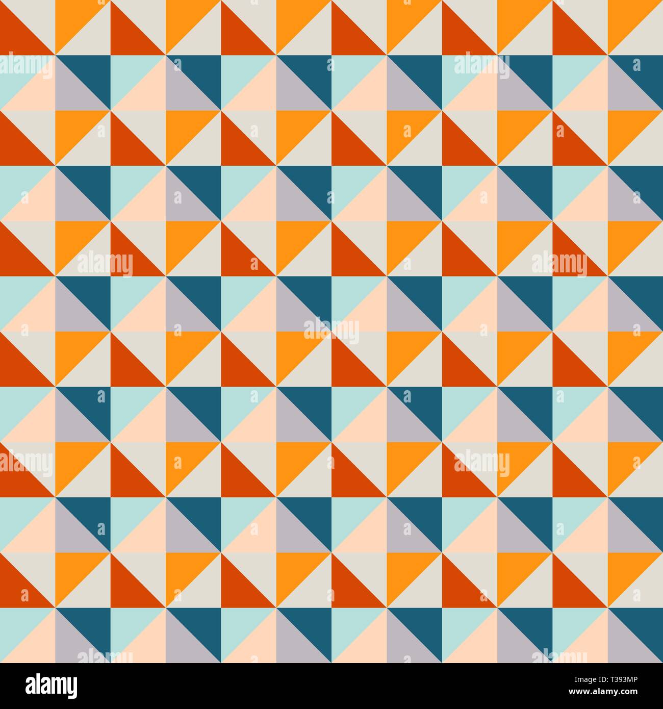 Abstraction composed of different triangles. Modern sealmless abstract texture, pattern eps10 Stock Vector