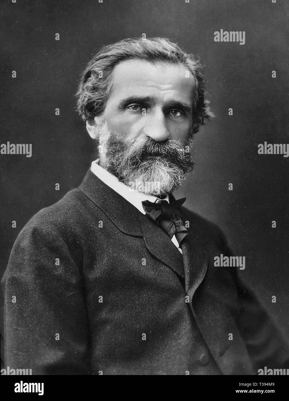 Giuseppe Verdi, Ferdinand Mulnier Giuseppe Fortunino Francesco Verdi (1813 – 1901) Italian opera composer Stock Photo