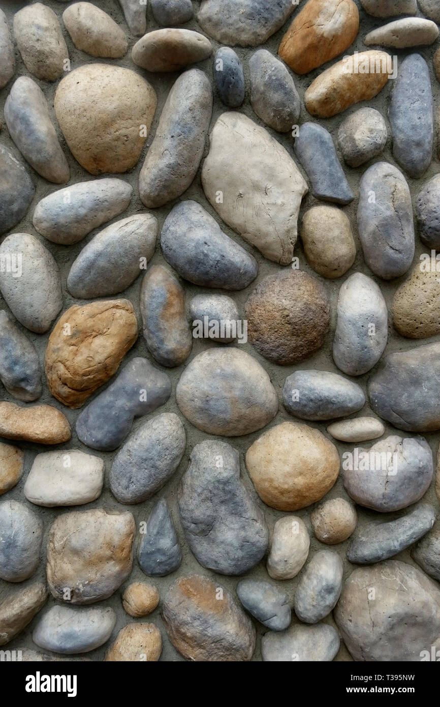 Section of a rock wall made from Stock Photo