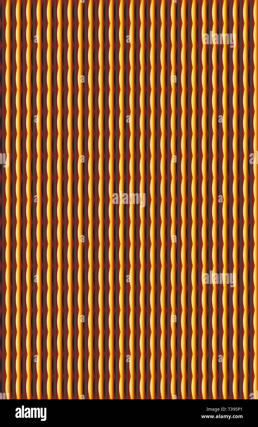 Pattern of curved orange and yellow curved shapes Stock Photo - Alamy