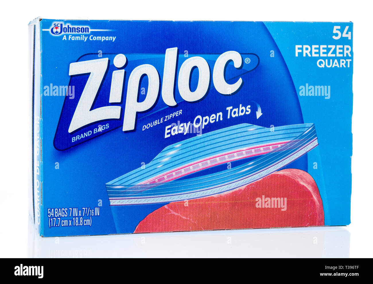 Ziploc Limited Edt Holiday Slider Storage Bags Red Quart, 20 each