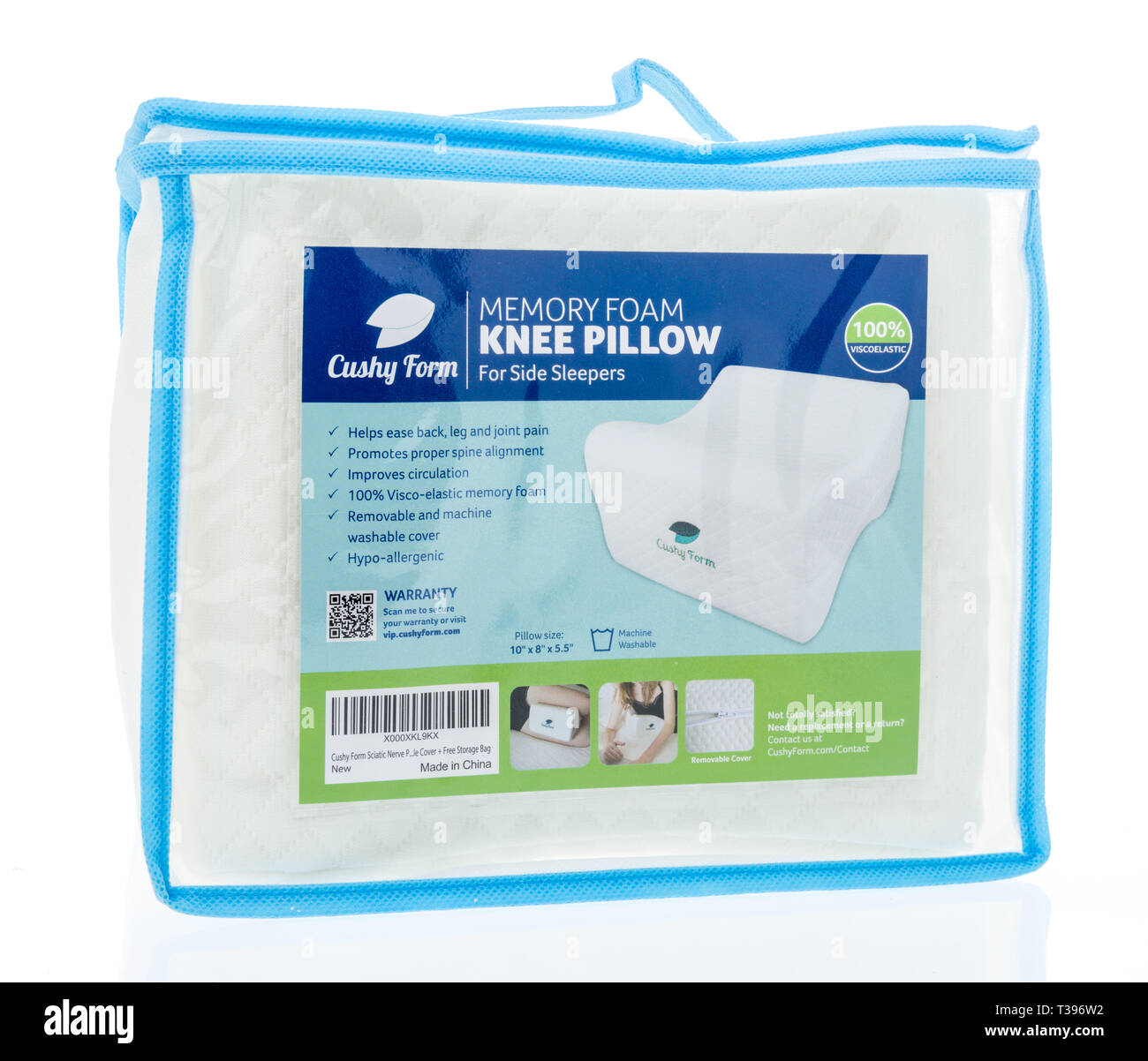 The Cushy Foam Knee Pillow is on sale at