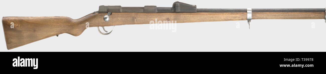 SERVICE WEAPONS, GERMAN EMPIRE, exercise rifle 16 or exercise rifle 98, (replica), number 60, Additional-Rights-Clearance-Info-Not-Available Stock Photo