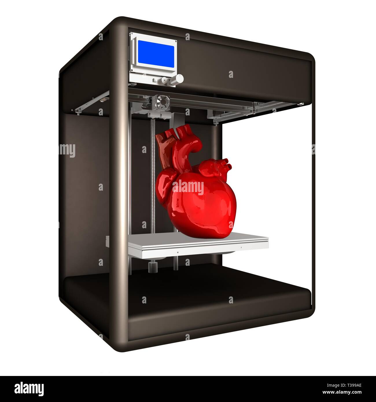 Medical 3d printer for duplication of human organs. 3D Bio-printer. 3d  illustration Stock Photo - Alamy